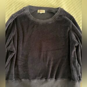 Goldie Lewinter cropped velour sweatshirt